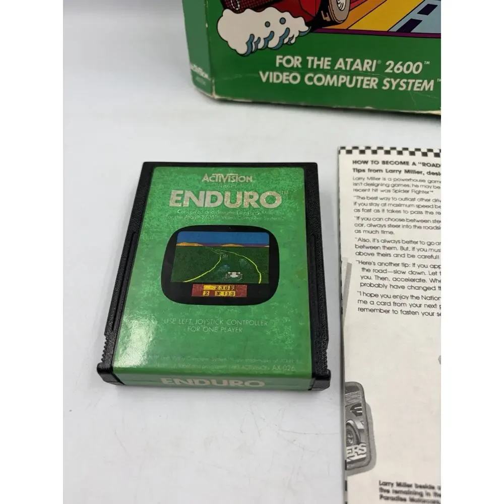 Enduro Atari 2600 Complete In Box (CIB)